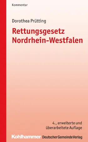 Prütting |  Rettungsgesetz Nordrhein-Westfalen | Buch |  Sack Fachmedien