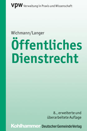 Wichmann / Langer |  Öffentliches Dienstrecht | Buch |  Sack Fachmedien