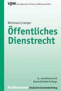 Wichmann / Langer |  Öffentliches Dienstrecht | Buch |  Sack Fachmedien