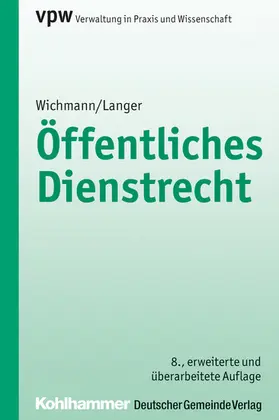 Wichmann | Öffentliches Dienstrecht | E-Book | www.sack.de