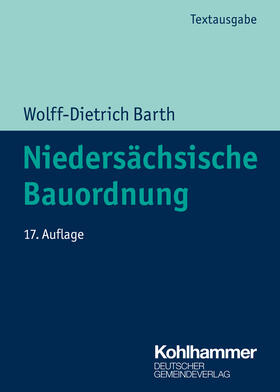 Barth | Niedersächsische Bauordnung | Buch | 978-3-555-02267-3 | sack.de