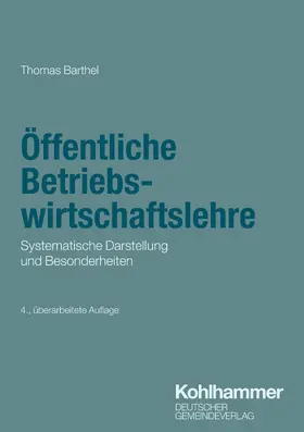 Barthel |  Öffentliche Betriebswirtschaftslehre | Buch |  Sack Fachmedien