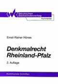Hönes |  Denkmalrecht Rheinland-Pfalz | Buch |  Sack Fachmedien