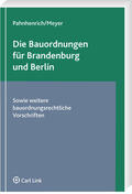 Pahnhenrich / Meyer |  Die Bauordnungen für Brandenburg und Berlin | Buch |  Sack Fachmedien