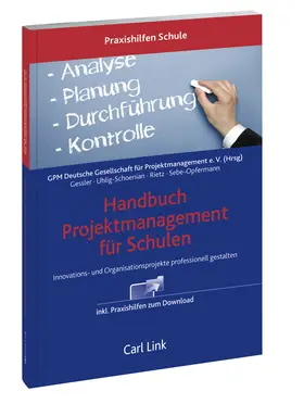 Projektmanagement e.V |  Handbuch Projektmanagement für Schulen | Buch |  Sack Fachmedien