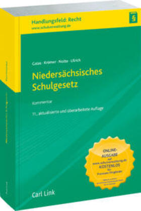 Galas / Krömer / Nolte | Galas, D: Niedersächsisches Schulgesetz | Buch | sack.de