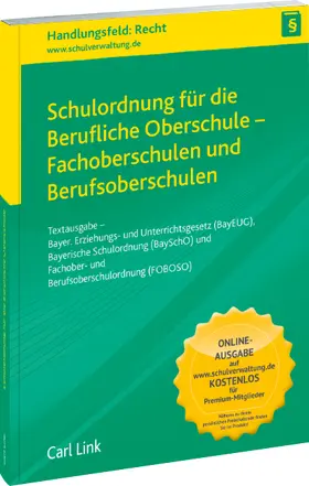  Schulordnung für die Berufliche Oberschule - Fachoberschulen | Buch |  Sack Fachmedien