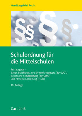 Schulordnung für die Mittelschulen | Buch | 978-3-556-09852-3 | sack.de