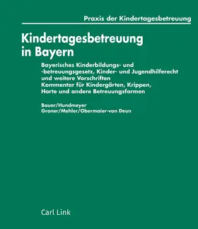 Bauer / Hundmeyer / Groner |  Kindertagesbetreuung in Bayern, mit Fortsetzungsbezug | Loseblattwerk |  Sack Fachmedien