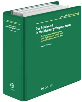 Axnick |  Das Schulrecht in Mecklenburg-Vorpommern | Loseblattwerk |  Sack Fachmedien