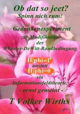 Wirths |  Gedankenexperiment zur Modifikation der Wheeler-DeWitt-Randbedingung (= 1 hoch e) | Buch |  Sack Fachmedien