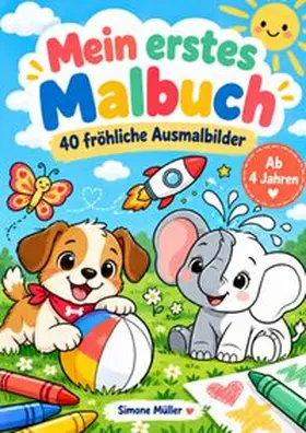 Müller |  Mein erstes Malbuch | Buch |  Sack Fachmedien