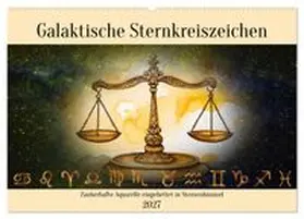 CALVENDO / Kleemann |  Galaktische Sternkreiszeichen (Wandkalender 2027 DIN A2 quer), CALVENDO Monatskalender | Sonstiges |  Sack Fachmedien