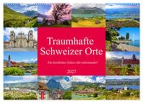 CALVENDO / Kramer |  Traumhafte Schweizer Orte (Wandkalender 2027 DIN A2 quer), CALVENDO Monatskalender | Sonstiges |  Sack Fachmedien