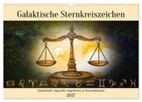 CALVENDO / Kleemann |  Galaktische Sternkreiszeichen (Wandkalender 2027 DIN A3 quer), CALVENDO Monatskalender | Sonstiges |  Sack Fachmedien