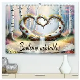 CALVENDO / Djeric |  Bouleaux adorables (Calendrier mural haut de gamme 2027 DIN A2 vertical), CALVENDO calendrier mensuel | Sonstiges |  Sack Fachmedien