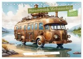 CALVENDO / Mythogalaxis | Steampunk Wohnmobile (Tischkalender 2027 DIN A5 quer), CALVENDO Monatskalender | Sonstiges | 978-3-569-09938-8 | www.sack.de