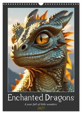CALVENDO / Luedke |  Enchanted Dragons: A year full of little wonders (Wall Calendar 2027 DIN A3 portrait), CALVENDO 12 Month Wall Calendar | Sonstiges |  Sack Fachmedien