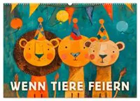 CALVENDO / Krätschmer |  Wenn Tiere feiern (Wandkalender 2027 DIN A2 quer), CALVENDO Monatskalender | Sonstiges |  Sack Fachmedien
