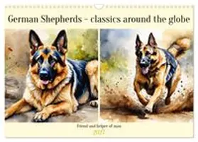 CALVENDO / Kleemann | German Shepherds - classics around the globe (Wall Calendar 2027 DIN A3 landscape), CALVENDO 12 Month Wall Calendar | Sonstiges | 978-3-569-12551-3 | www.sack.de