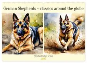 CALVENDO / Kleemann | German Shepherds - classics around the globe (Wall Calendar 2027 DIN A2 landscape), CALVENDO 12 Month Wall Calendar | Sonstiges | 978-3-569-12599-5 | www.sack.de