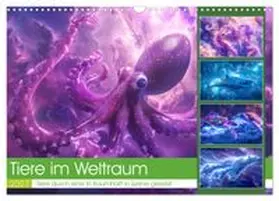CALVENDO / Gierok-Latniak |  Tiere im Weltraum (Wandkalender 2027 DIN A3 quer), CALVENDO Monatskalender | Sonstiges |  Sack Fachmedien
