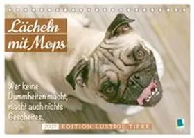 CALVENDO | Lächeln mit Mops (Tischkalender 2027 DIN A5 quer), CALVENDO Monatskalender | Sonstiges | 978-3-569-17510-5 | www.sack.de