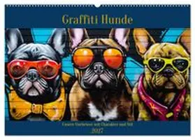 CALVENDO / Tapper |  Graffiti Hunde (Wandkalender 2027 DIN A2 quer), CALVENDO Monatskalender | Sonstiges |  Sack Fachmedien
