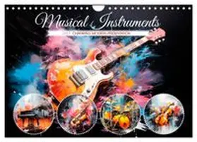 CALVENDO / Viola | Musical Instruments CHARMING MODERN PRESENTATION (Wall Calendar 2027 DIN A4 landscape), CALVENDO 12 Month Wall Calendar | Sonstiges | 978-3-569-21009-7 | www.sack.de