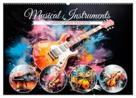 CALVENDO / Viola | Musical Instruments CHARMING MODERN PRESENTATION (Wall Calendar 2027 DIN A2 landscape), CALVENDO 12 Month Wall Calendar | Sonstiges | 978-3-569-22050-8 | www.sack.de