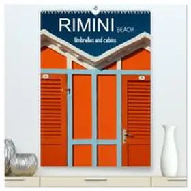 CALVENDO / Photostravellers |  Rimini beach Umbrellas and cabins (High Quality Premium Wall Calendar 2027 DIN A2 portrait),CALVENDO 12 Month Wall Calendar | Sonstiges |  Sack Fachmedien