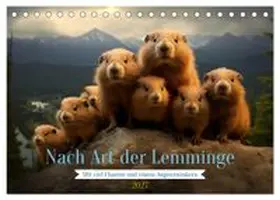 CALVENDO / Tapper |  Nach Art der Lemminge (Tischkalender 2027 DIN A5 quer), CALVENDO Monatskalender | Sonstiges |  Sack Fachmedien
