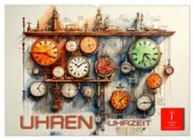 CALVENDO / Roder |  Uhren Uhrzeit (Wandkalender 2027 DIN A2 quer), CALVENDO Monatskalender | Sonstiges |  Sack Fachmedien