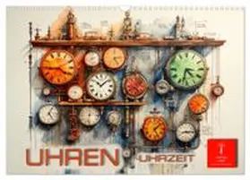 CALVENDO / Roder |  Uhren Uhrzeit (Wandkalender 2027 DIN A3 quer), CALVENDO Monatskalender | Sonstiges |  Sack Fachmedien