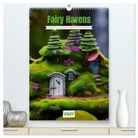 CALVENDO / aka stine1 |  Tiny Fairy Havens (High Quality Premium Wall Calendar 2027 DIN A2 portrait),CALVENDO 12 Month Wall Calendar | Sonstiges |  Sack Fachmedien