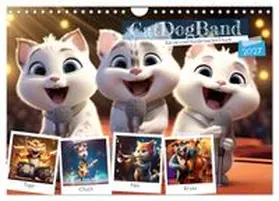 CALVENDO / Löwer |  CatDogBand (Wandkalender 2027 DIN A4 quer), CALVENDO Monatskalender | Sonstiges |  Sack Fachmedien