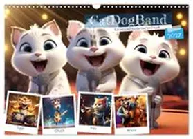 CALVENDO / Löwer |  CatDogBand (Wandkalender 2027 DIN A3 quer), CALVENDO Monatskalender | Sonstiges |  Sack Fachmedien