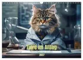 CALVENDO / Schmidt |  Tiere im Alltag (Wandkalender 2027 DIN A3 quer), CALVENDO Monatskalender | Sonstiges |  Sack Fachmedien