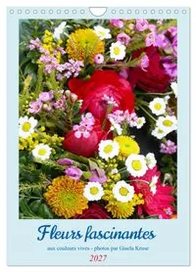 CALVENDO / Kruse |  Fleurs fascinantes aux couleurs vives (Calendrier mural 2027 DIN A4 horizontal), CALVENDO calendrier mensuel | Sonstiges |  Sack Fachmedien