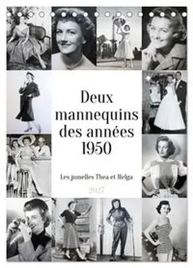 CALVENDO / Kruse |  Deux mannequins des années 1950 - Les jumelles Thea et Helga (Calendrier de bureau 2027 DIN A5 horizontal), CALVENDO calendrier mensuel | Sonstiges |  Sack Fachmedien