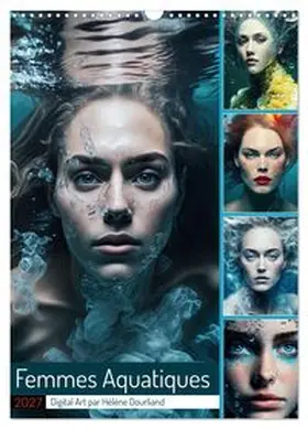 CALVENDO / Dourliand |  Femmes Aquatiques (Calendrier mural 2027 DIN A3 horizontal), CALVENDO calendrier mensuel | Sonstiges |  Sack Fachmedien