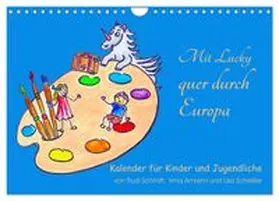 CALVENDO / Schmitt | Mit Lucky quer durch Europa (Wandkalender 2027 DIN A4 quer), CALVENDO Monatskalender | Sonstiges | 978-3-569-35401-2 | www.sack.de