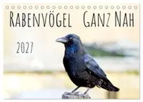 CALVENDO / Voss |  Rabenvögel - ganz nah (Tischkalender 2027 DIN A5 quer), CALVENDO Monatskalender | Sonstiges |  Sack Fachmedien