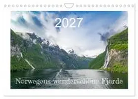 CALVENDO / Rohde |  Norwegens wunderschöne Fjorde (Wandkalender 2027 DIN A4 quer), CALVENDO Monatskalender | Sonstiges |  Sack Fachmedien