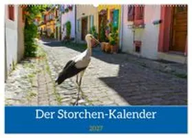 CALVENDO / Voigt |  Der Storchenkalender (Wandkalender 2027 DIN A2 quer), CALVENDO Monatskalender | Sonstiges |  Sack Fachmedien
