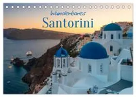 CALVENDO / Colombo |  Wunderbares Santorini - Matteo Colombo (Tischkalender 2027 DIN A5 quer), CALVENDO Monatskalender | Sonstiges |  Sack Fachmedien