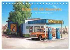 CALVENDO / Huber |  Route US 66 Momente Gemälde von Georg Huber (Tischkalender 2027 DIN A5 quer), CALVENDO Monatskalender | Sonstiges |  Sack Fachmedien