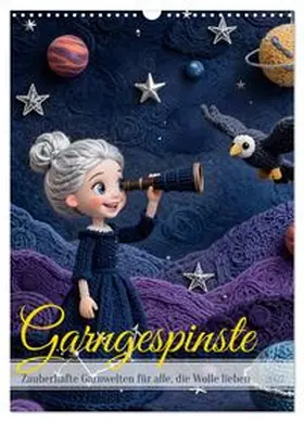 CALVENDO / Blue |  Garngespinste (Wandkalender 2027 DIN A3 hoch), CALVENDO Monatskalender | Sonstiges |  Sack Fachmedien