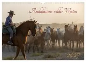 CALVENDO / Gumm |  Pferde - Andalusiens wilder Westen (Wandkalender 2027 DIN A3 quer), CALVENDO Monatskalender | Sonstiges |  Sack Fachmedien