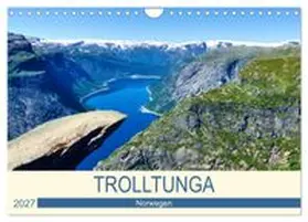 CALVENDO / Berger | Trolltunga (Wandkalender 2027 DIN A4 quer), CALVENDO Monatskalender | Sonstiges | 978-3-569-58107-4 | www.sack.de